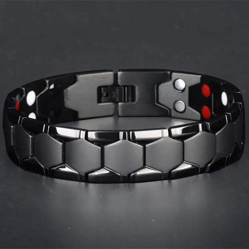 Men Braided Magnetic Bracelet Arthritis Health Energy Bracelet Male Gift Energy Therapy Magnets Bracelet for Men Wholesale