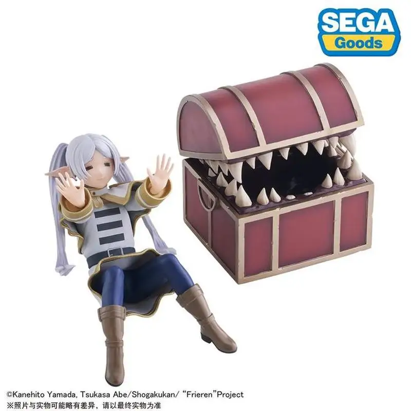 Anime Frieren At The Funeral Figure Frieren Treasure Box Monster Action Figurine Original Pvc Statue Model Customized Toys Gift