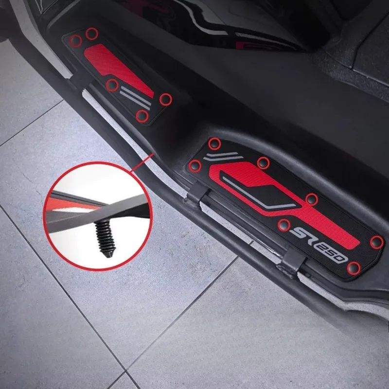 Scooter Anti Slip Decorative Foot Pad For LONGIN VOGE SR250GT LX250T 2024 2025 2026 Pedal Pads Special Modification Accessories