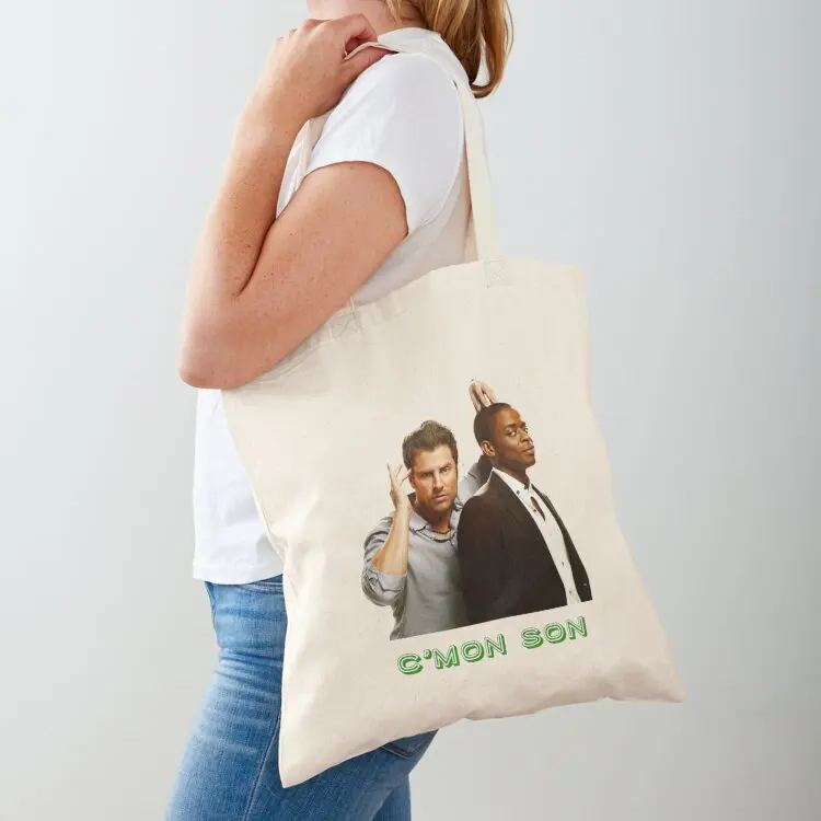 

Psych C'mon Son design Tote Bag Women's shopper women bag Big bag women