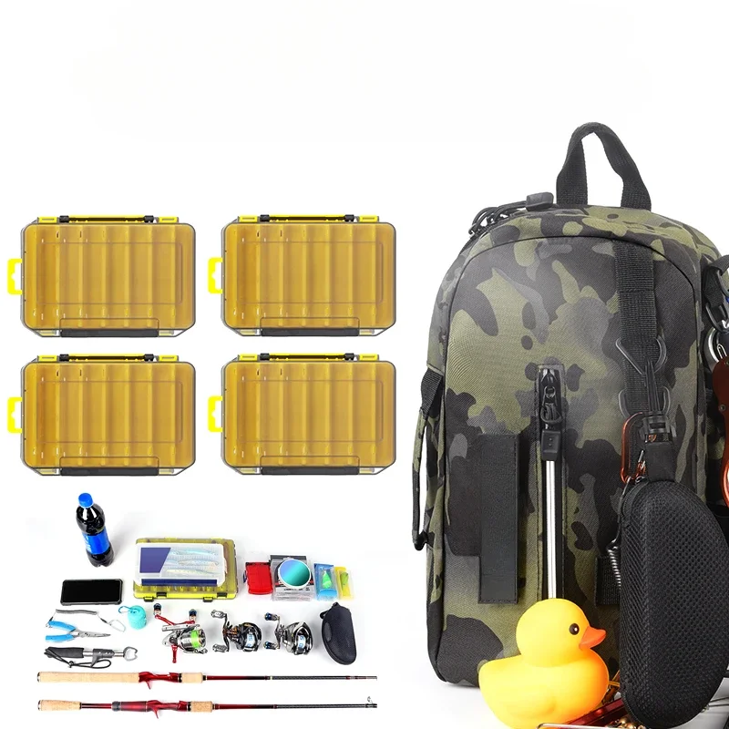 

One shoulder messenger bag fishing backpack fishing gear luya pole bag storage bag equipment Daquan