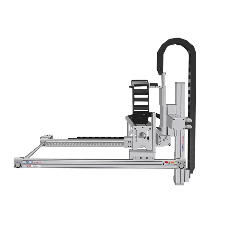 SAHO 3 Axis Linear Gantry Robot Aluminum Alloy Core Motor Components 80kg Payload 0.02mm Repeat Accuracy