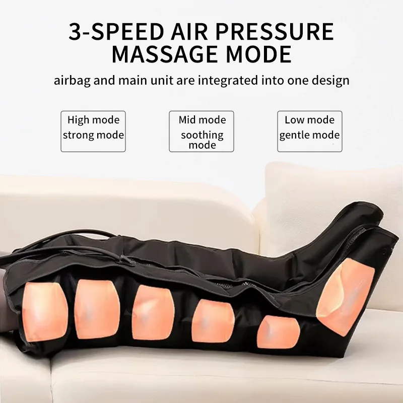 High quality Air wave pressure electric massager Waist Leg Arm Relax Instrument Promote Blood Circulation Pain Relief