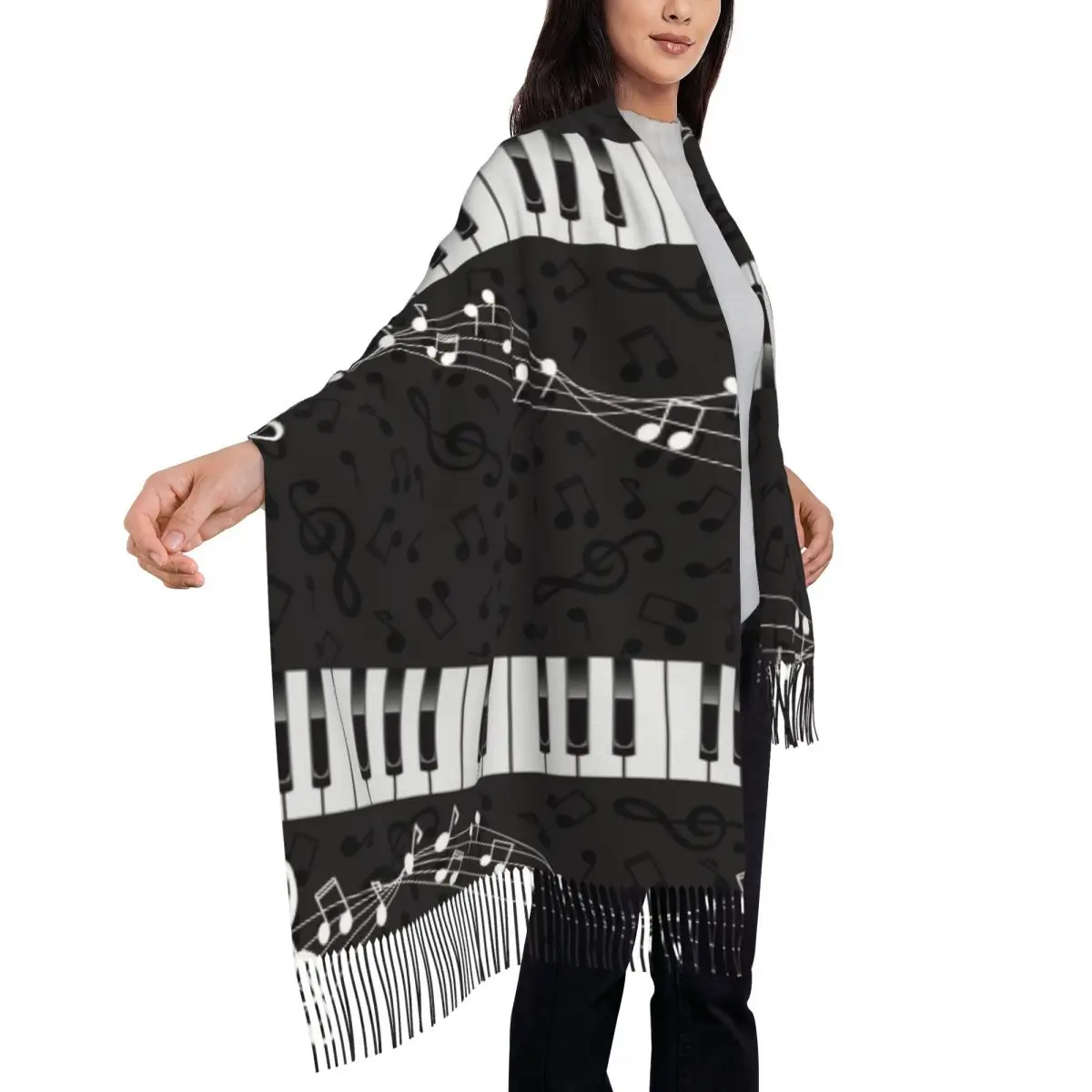 Piano Keys With Staff And Notes Shawls   Wraps for Evening Dresses Womens Shawls Wraps Dressy Shawls and Wraps for Evening Wear