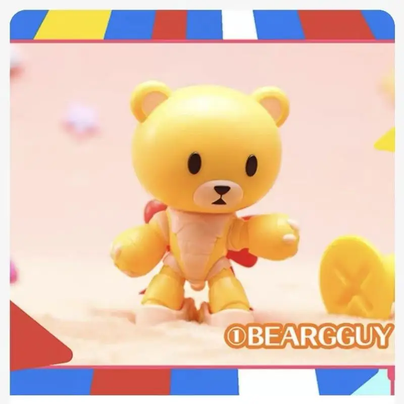 Authentic Bandai PLABAKO Bear King Family Blind Box Mobile Suit Handmade Assembly Model Toy Birthday Surprise Gift view 3