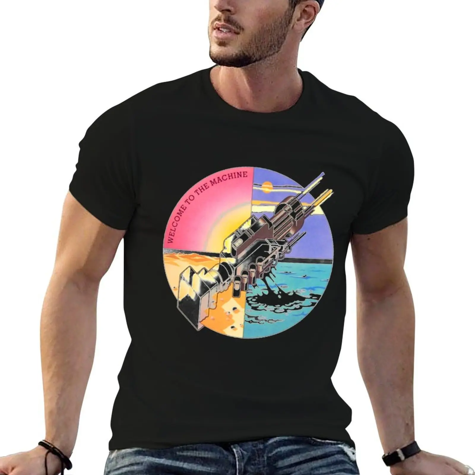 

ArtWork Pink Best Selling The Band Music Moon Funny Gift Floyd 1972 T-Shirt printed t shirts for man T-Shirt