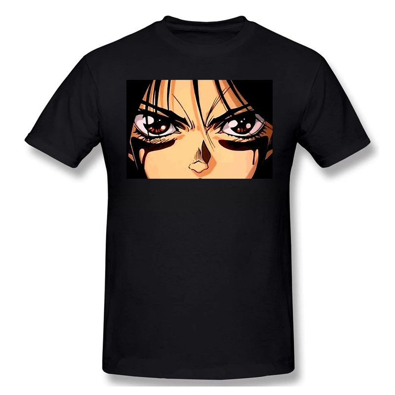 heavyweight Informal New Copie De Gunnm Gally Print Cotton T-Shirt 2024Alita Battle Angel Manga Artist Men Fashion Streetwear