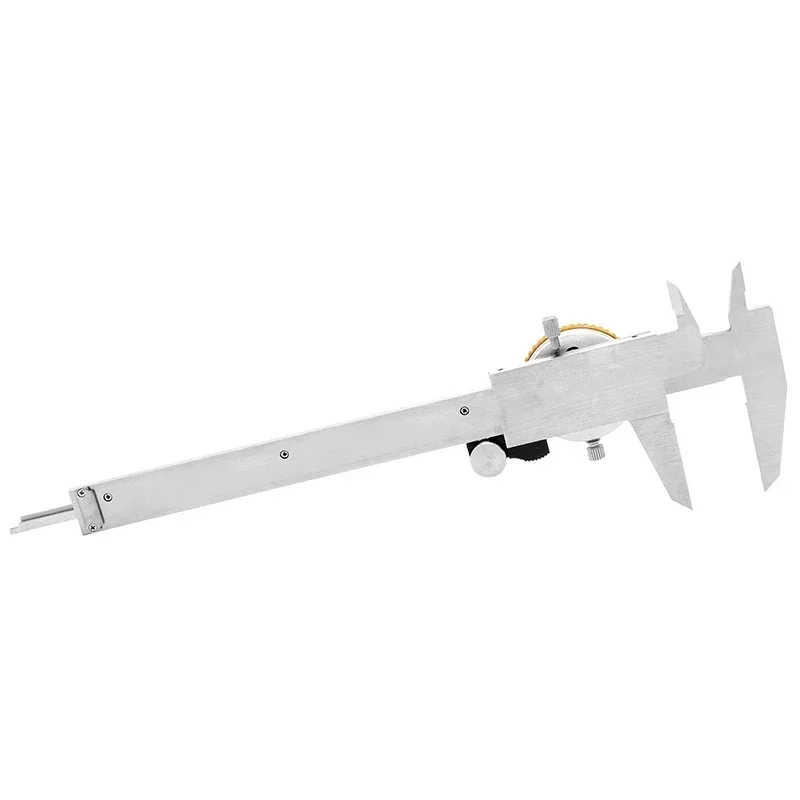 SHAHE 6 นิ้ว Dial Caliper 0.02 มม.สแตนเลสสตีล Dial Vernier Caliper Shock Proof เมตริกวัดเครื่องมือ