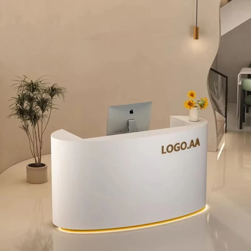 

&c New Design Factory Customized Design Reception Desk Reception Furniture Desk