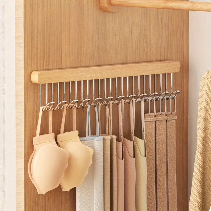 

Wooden Belt Rack Women Bedroom Storage Hangers For Clothes Home Wardrobe Accessories Supplly Scarf Organizer Men Tie Belt Hanger