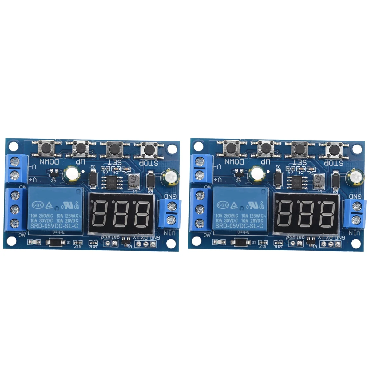 2PCS DC 6-40V Battery Charger Discharger Control Switch Undervoltage Overvoltage Protection Board Auto Cut Off