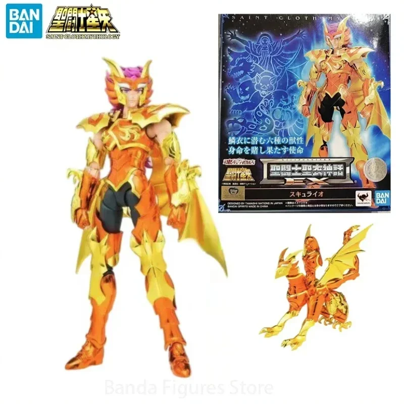 In Stock Bandai Original Saint Seiya EX Saint Cloth Myth 6 Holy Beast Anime Characters Movable Toy Gift