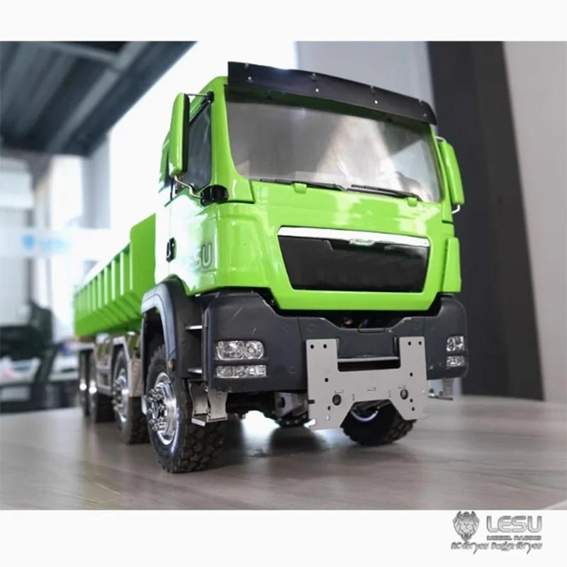 

LESU G-6191 1/14 Truck Model TGS Front Bumper Coupler Simulation Decorative Parts Winch Set Accessories Universal Model DIY GLKU