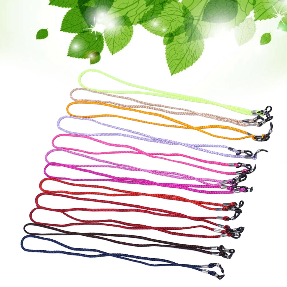 

12 Pcs Slip Glasses Rope Anti-slip Chain Lanyards Eye Cord Spectacle Chains Miss
