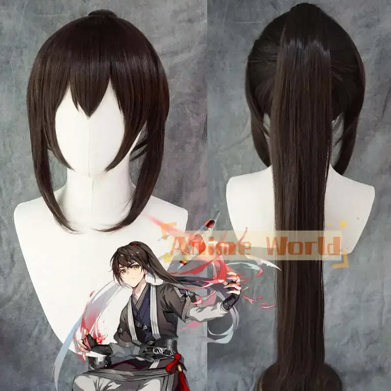 

Viole Grace Brown Black Cosplay Wig Synthetic Hair Heat Resistant Halloween Role Play Party