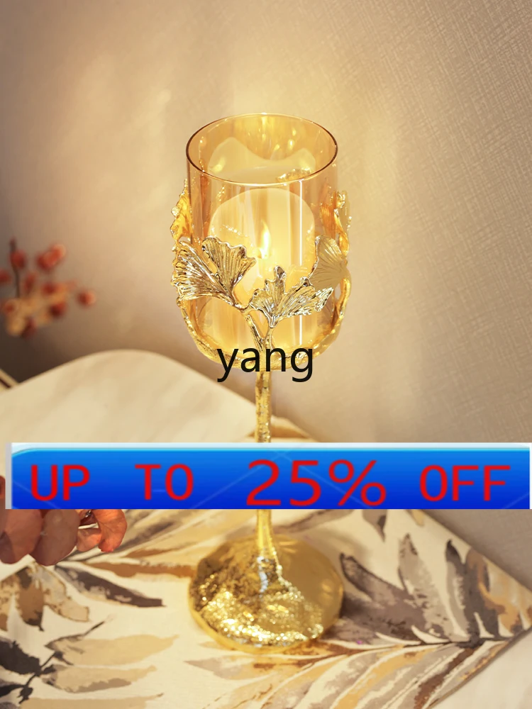 

Ретро-подсвечник LMM, золотистый, для романтического ужина, украшение для домашнего обеденного стола