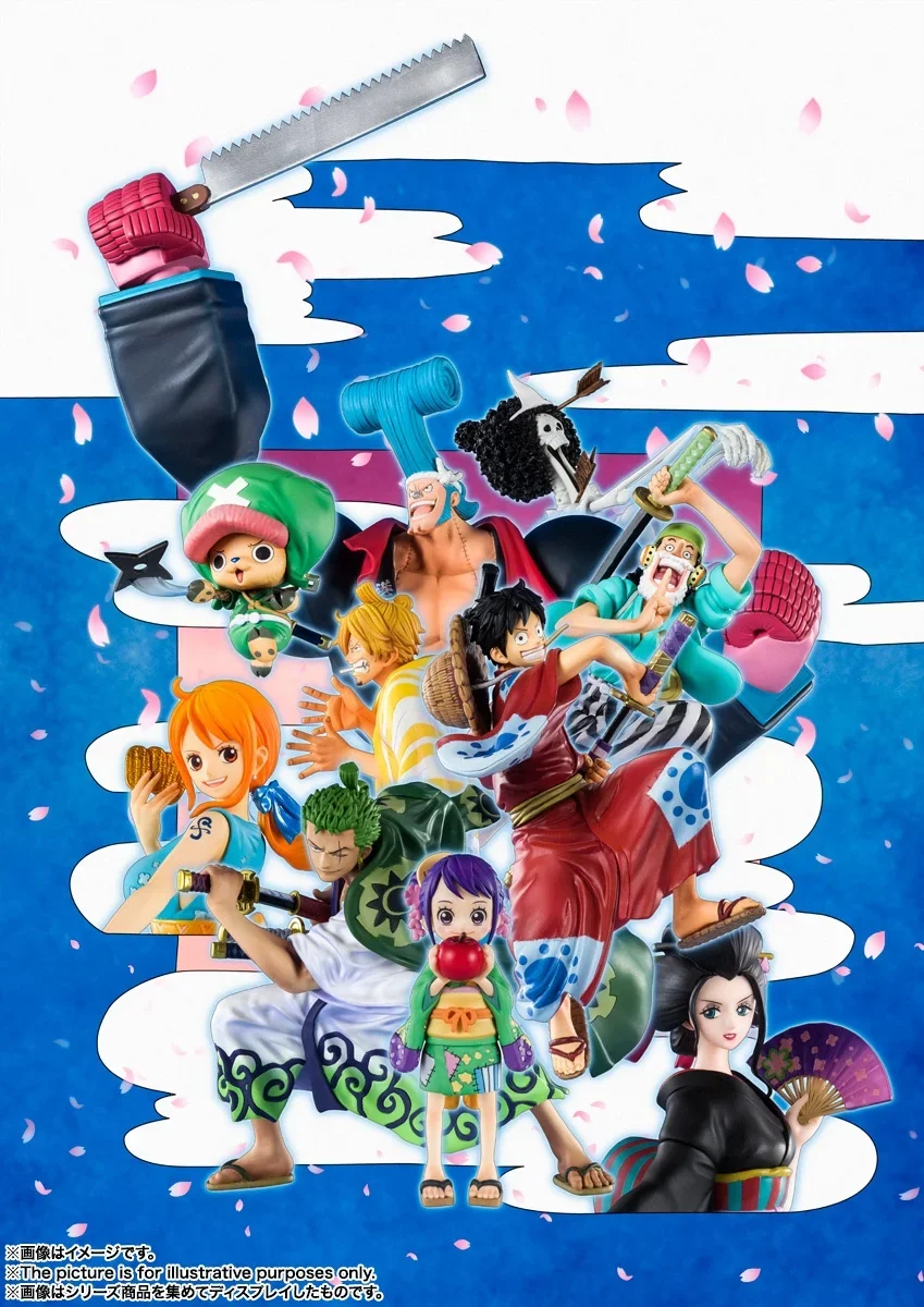 BANDAI Asli Figuarts ZERO Wano Negara Usopp One Piece Anime Aksi PVC Gambar Model Lengkap Usohachi