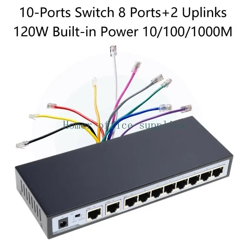 

K43B 10-портовая сеть- коробка переключения 10/100/1000 м.