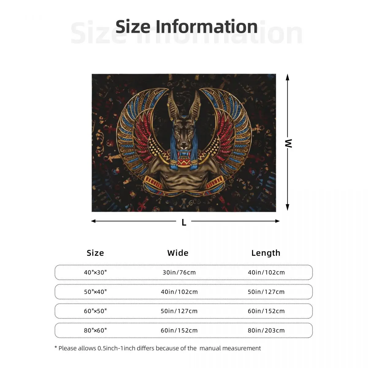 أنوبيس - بطانية رمي الله المصري، أرائك فروي، بطانيات كيس نوم ناعمة