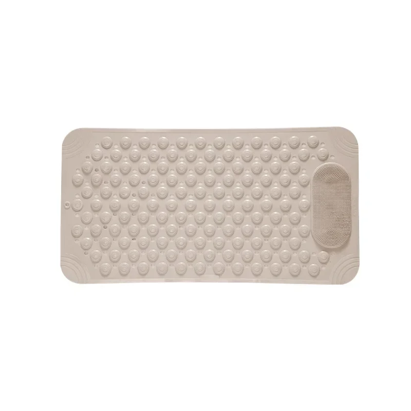 Hotel Home Anti-Slip Bathroom Mat with Suction Bathroom Carpet Silicone PVC Shower Anti Fall Foot Mat Floor Blankets