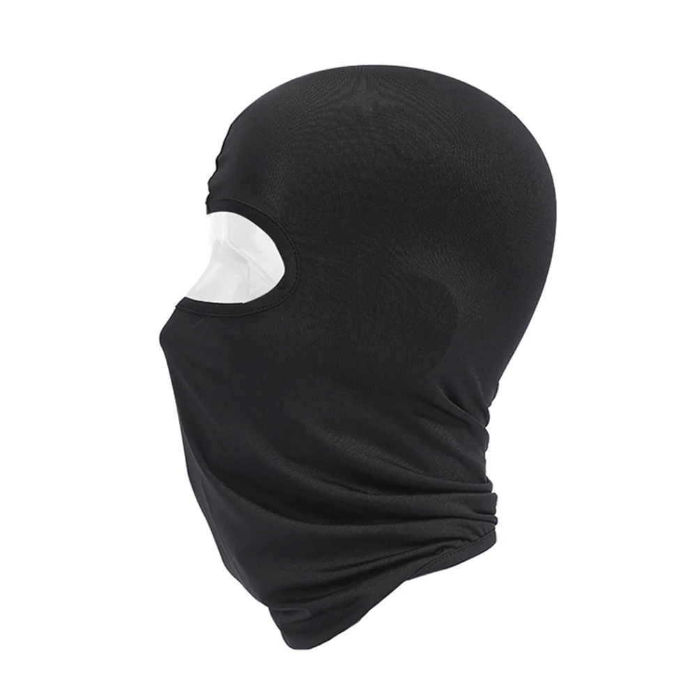 Pasamontañas protector solar para motocicleta, máscara facial de licra, gorro de viento para motociclista, tapón a prueba de viento, equipo de