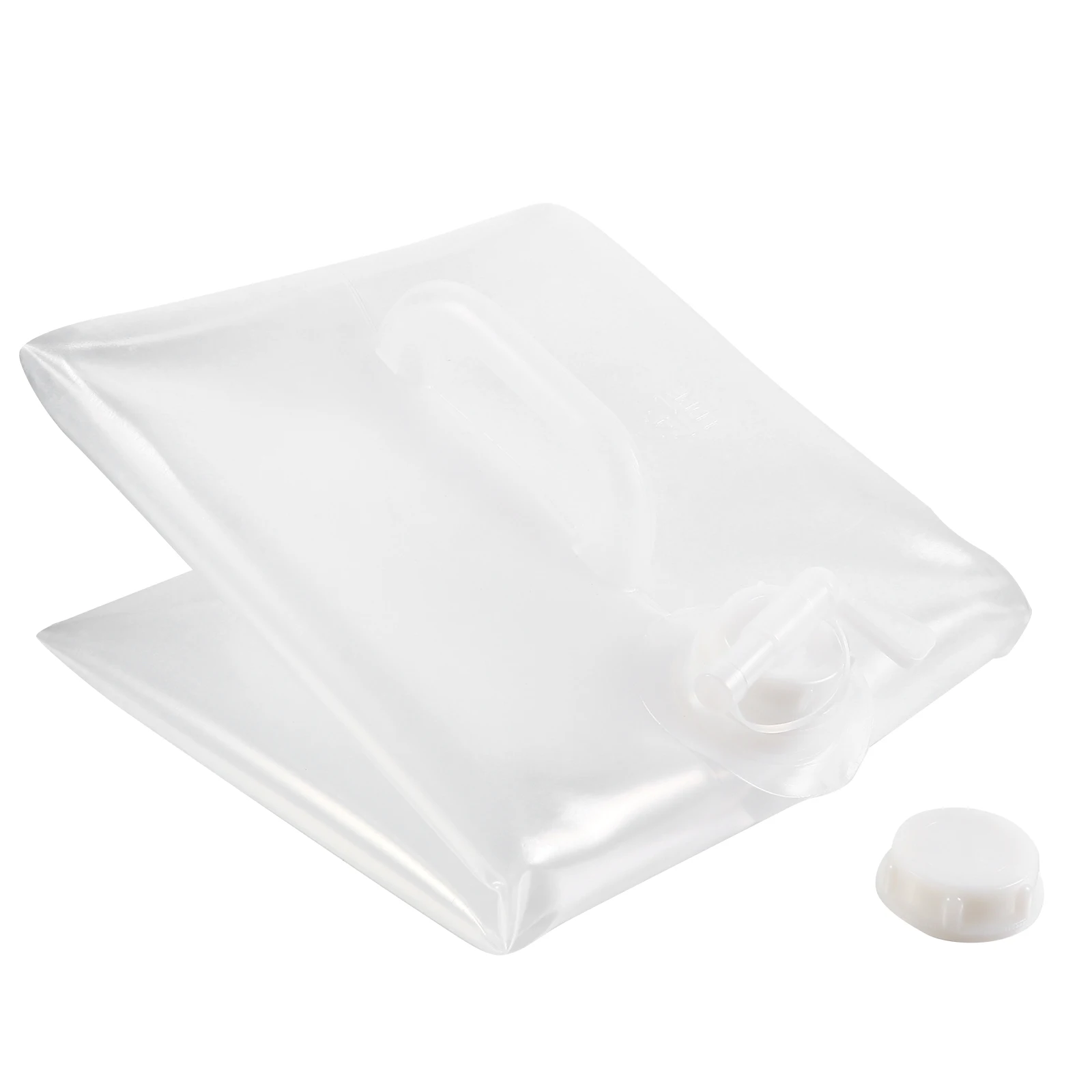 

1pc Folding Soft Water Bucket Food Grade Lightweight Portable Handle For Camping Hiking Picnic Outdoor Travel Storage