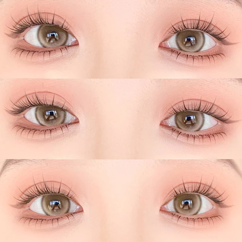 No Glue Eyelashes ”No-Band“Glue-Free Sunflower False Lashes with Super Adhesive Strip Manga False Lashes Korean Makeup