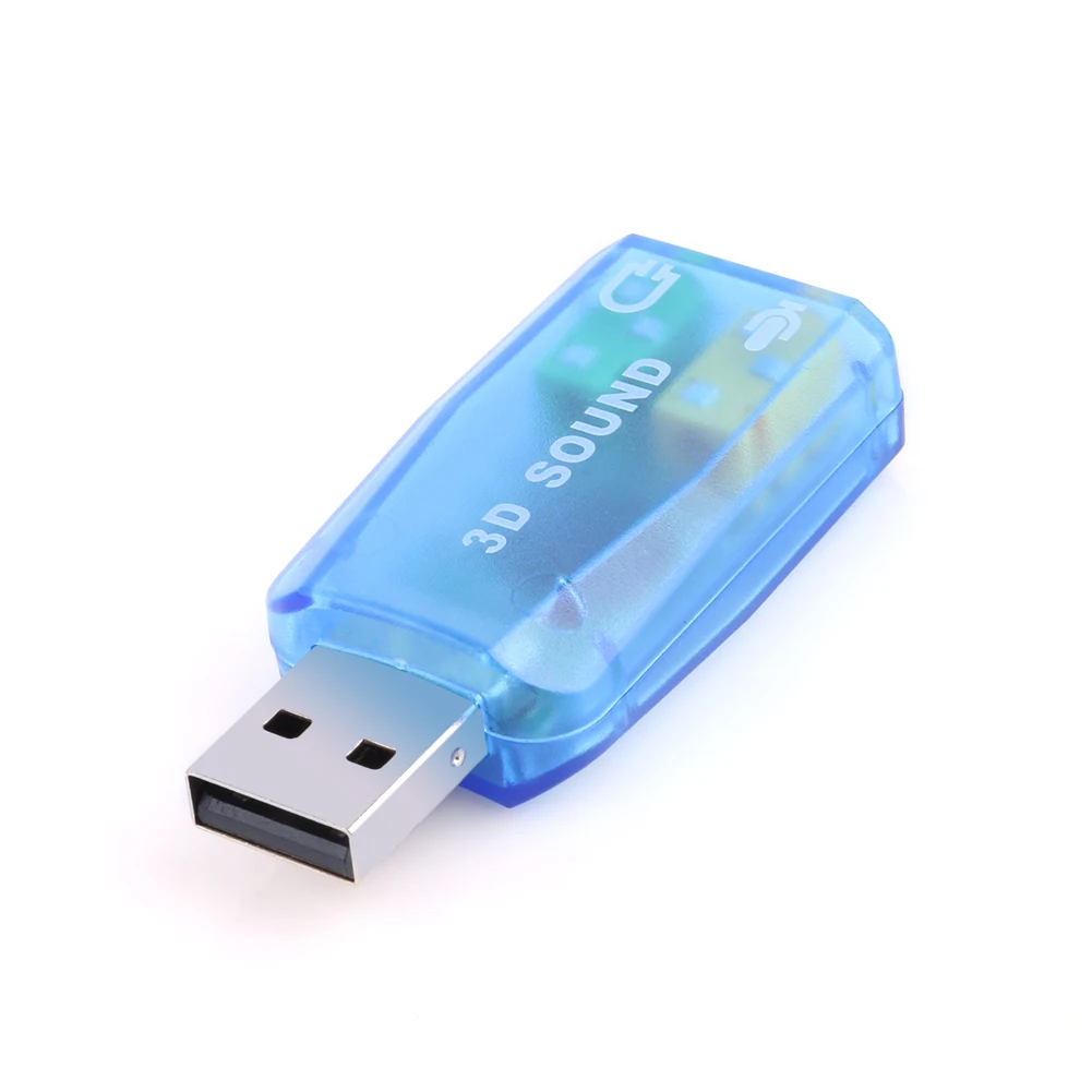 Mini USB Bên Ngoài Để Mic 3.5Mm Cắm Tai Nghe Stereo Tai Nghe 3D Card Âm Thanh Âm Thanh Micro Adapter Loa Cho Giao Diện laptop