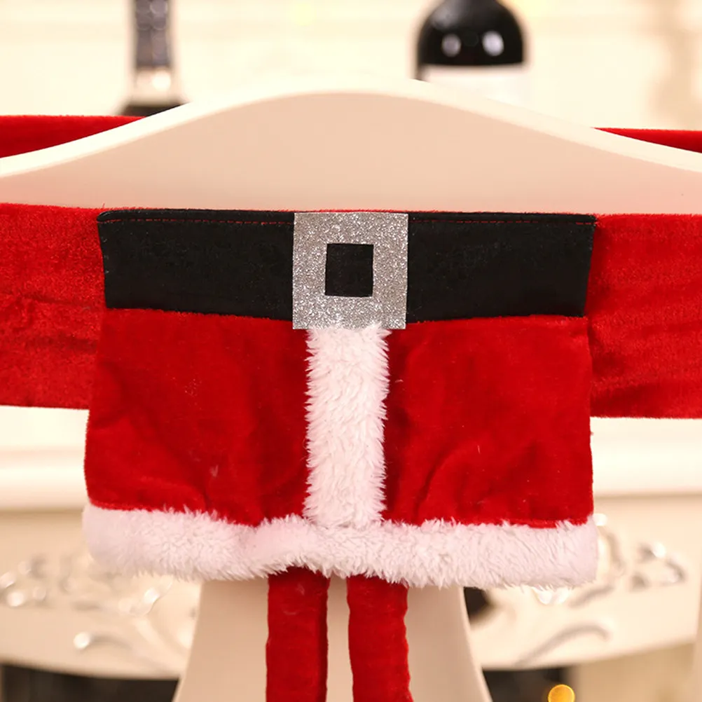Holiday Chair Cover Christmas Themed Elastic Fit Festive Dining Chair Protector for Home Restaurant Party Decor Festive