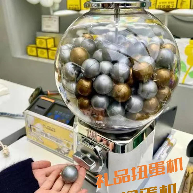 

Small Gifts Egg Twister Children's Desktop Home Toy Machine Round Candy Machine Opening Lottery Coin Slot Machine