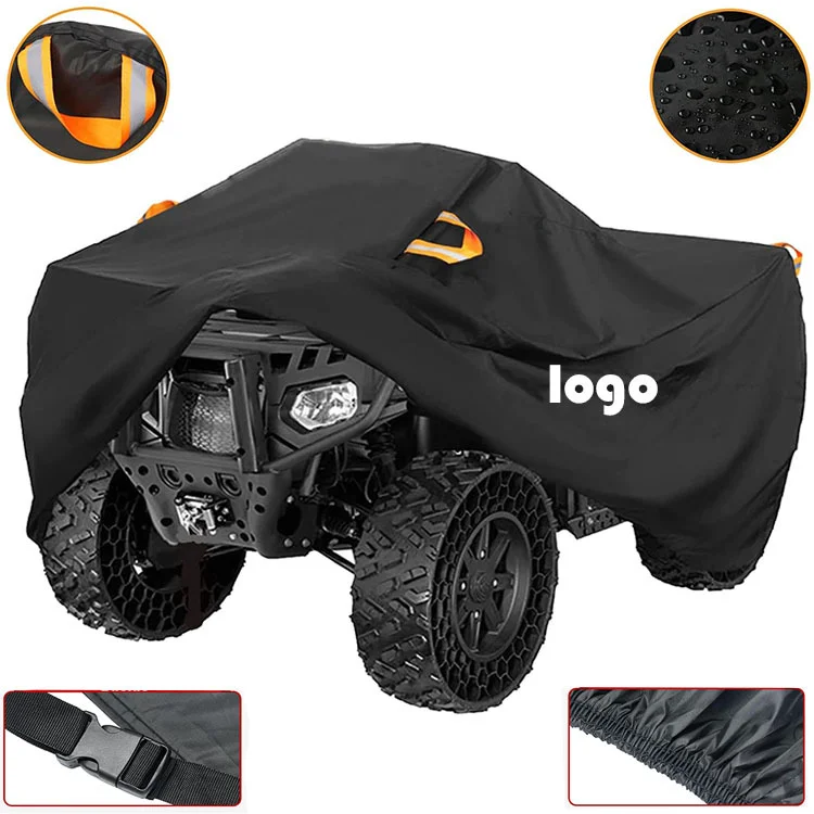 

Heavy Duty ATV Cover Waterproof Windproof 4 Wheeler Quad Bike Storage Cover Black All Weather Protection Car Quad Covers XL