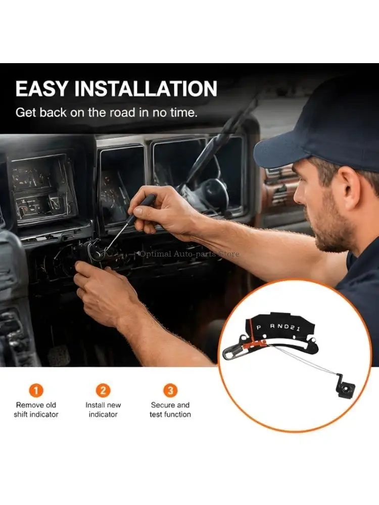  Complete Gear Position System accommodates 1973 1979 old SUV Utility Trucks