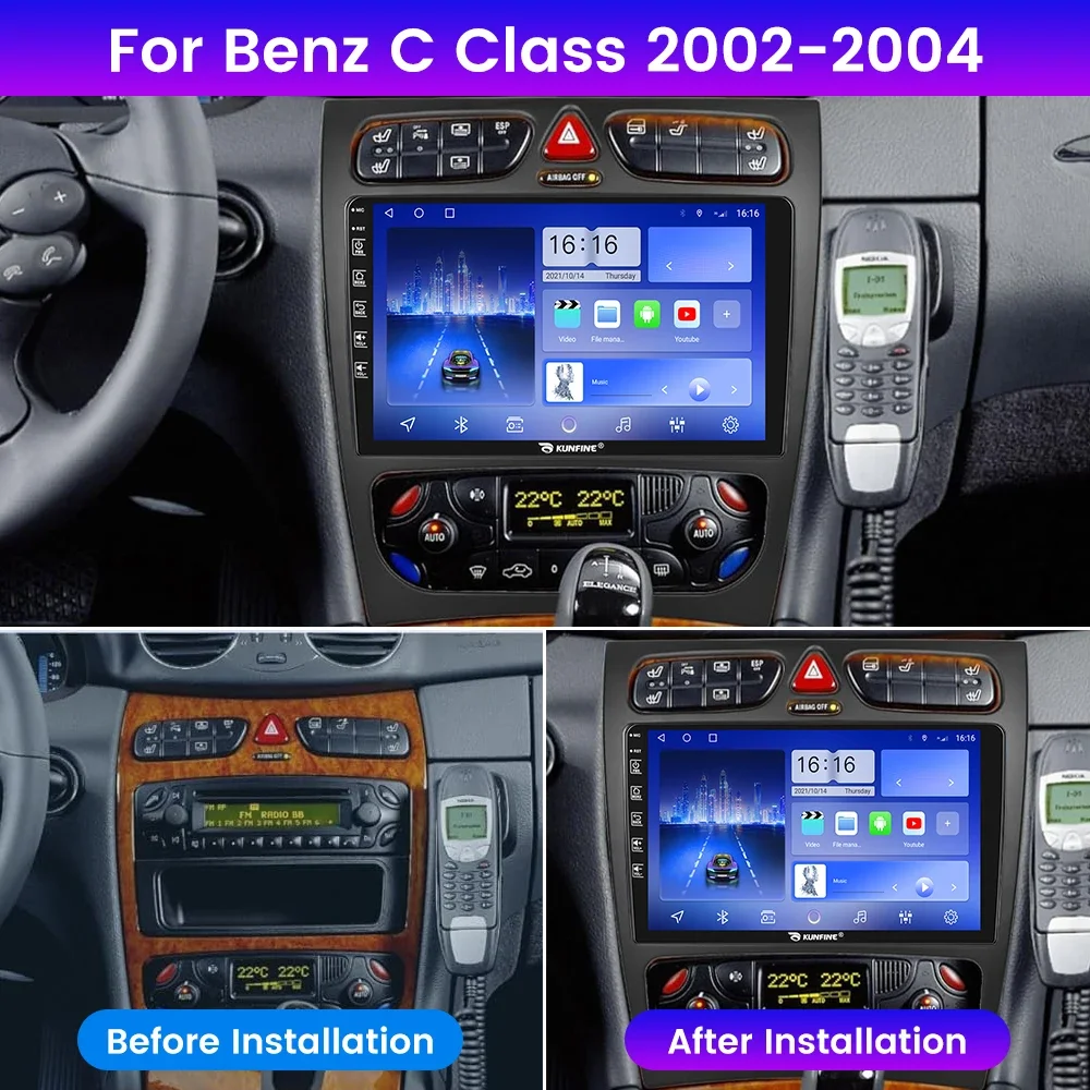Android Car Radio For Toyota Matrix 2009-2014 Car Stereo 2Din Octa Core GPS Navigation Player IPS Screen Carplay Android Auto