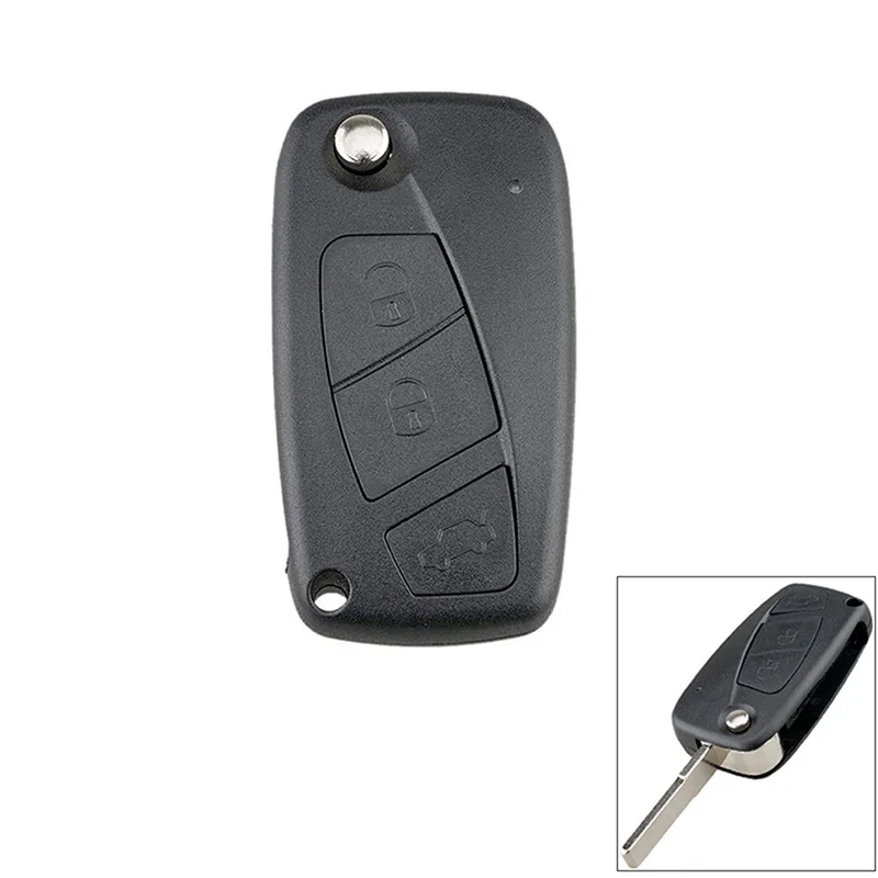 3 Buttons SIP22 Car Remote Key Case Cover Key Shell for Fiat Ducato Idea Punto Panda Stilo Bravo Grande Replacement Accessories