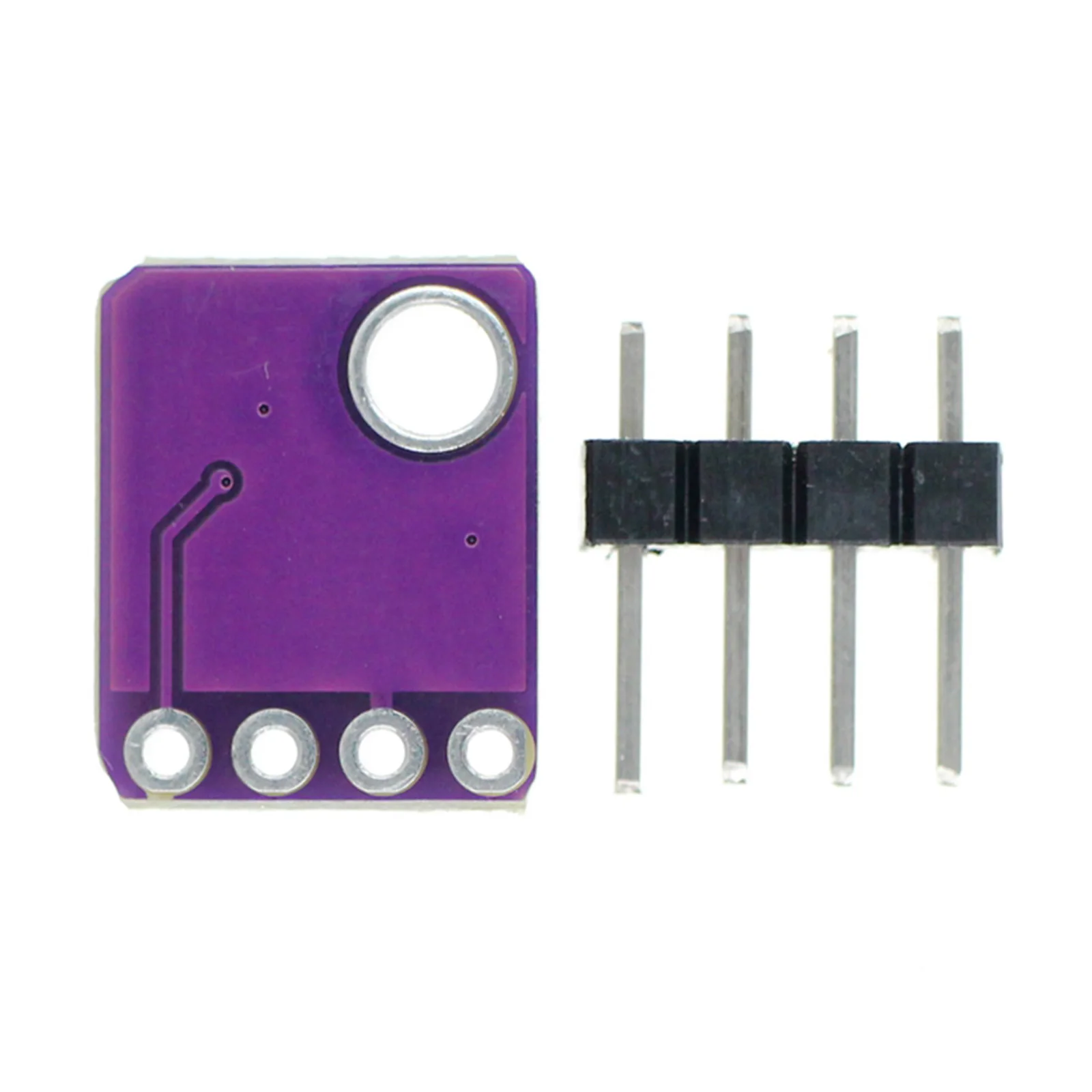 SHT40 Temp Humidity Sensor Module I2C Interface ±0.2°C Precision -40°C~125°C 2.3V-5.5V for Weather Station Medical