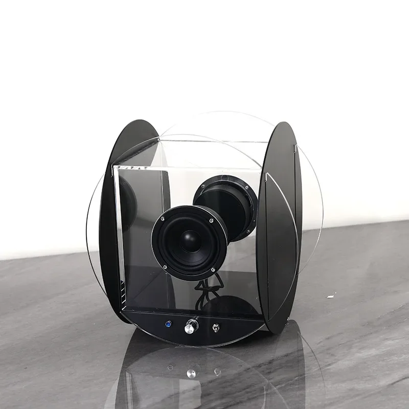 صوت شفاف إسكندنافي، إكسسوارات منزلية إبداعية، مضخم صوت بسيط من الأكريليك بتصميم كلاسيكي مزود بتقنية البلوتوث #5