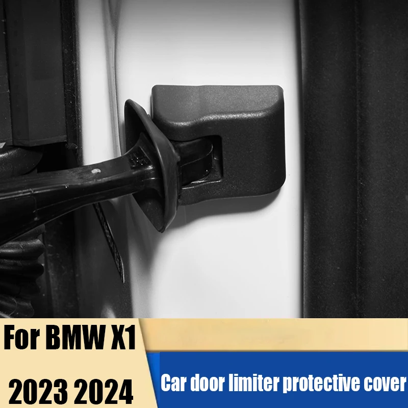 

Для BMW X1 2023 2024, защитная крышка ограничителя двери автомобиля, модификация, аксессуары для украшения интерьера автомобиля, материал ABS, антикоррозийный