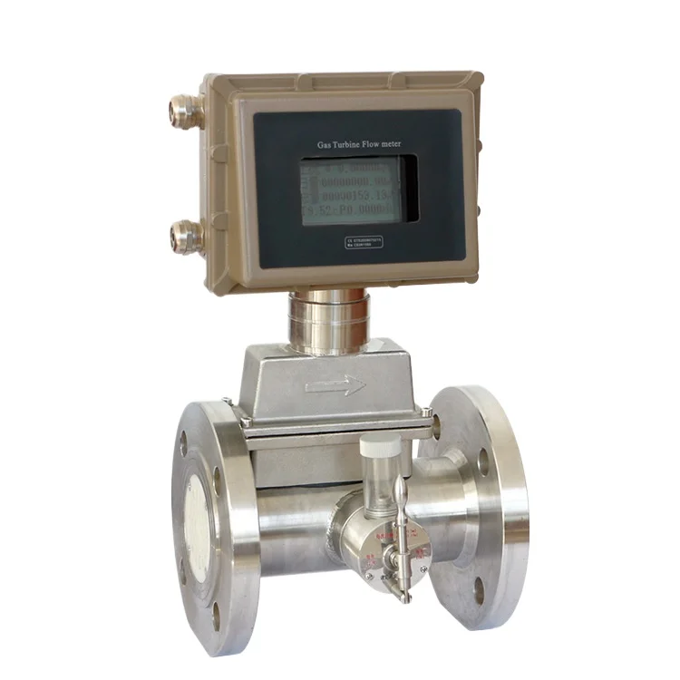 

Intelligent gas turbine flowmeter, pipeline natural gas gas air temperature and pressure compensation stainless steel flowmeter