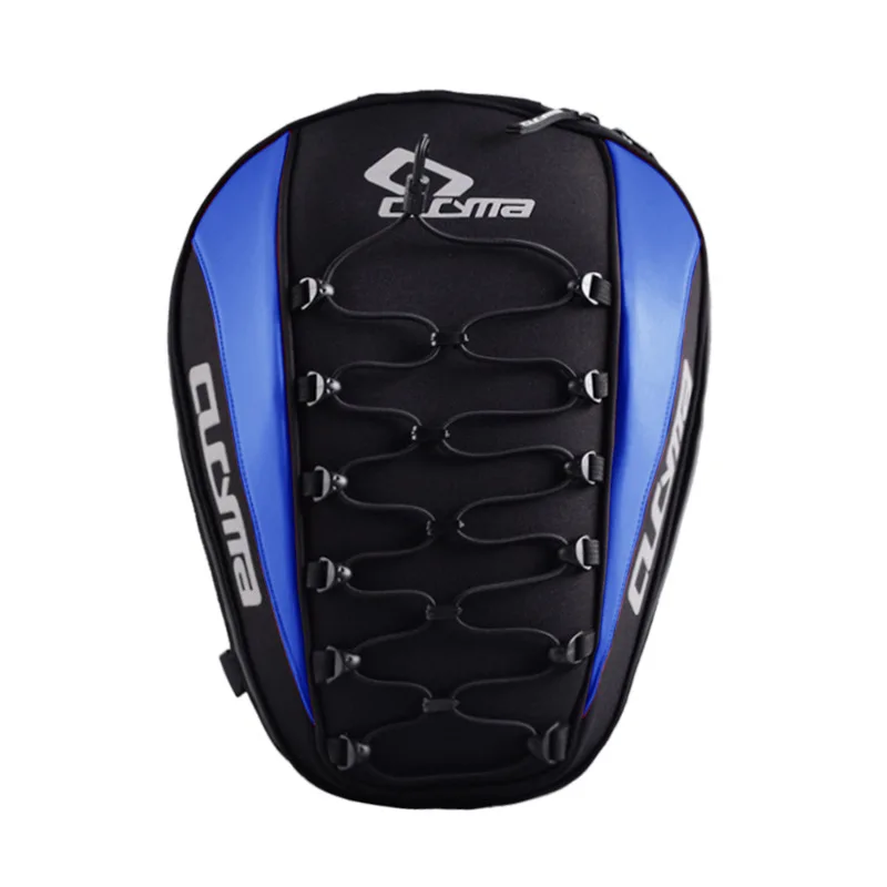 20L Expandable Motorcycle Tail Bag Waterproof Helmet Storage Rear Seat Luggage Pack for Riding Travel