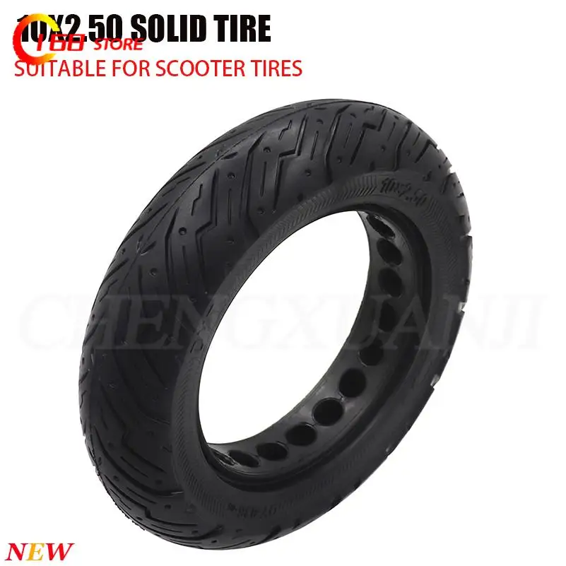 

10 x 2.5m Solid Tire High Intensity Rubber With Honeycomb Hole Replacement for Xiaomi Ninebot Max G30 Electric Scooter