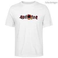 Men's Cotton Spitfire Man T-shirt Round Neck Casual Street Style Fashion Breathable Tops for Men and Women