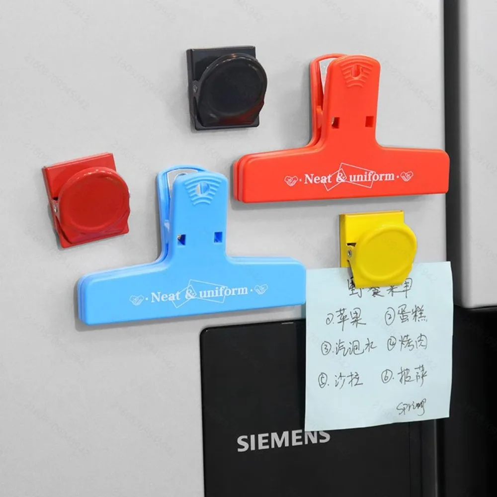1/5pcs Magnetic Clips for Refrigerator,Bag Clip,Magnetic Bag Clips with Air Tight Seal for Food Storage, Multicolor