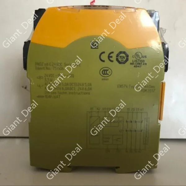 

Новое реле безопасности S6 C 751106, двухканальное, 24В DC, 3НО 1НЗ, абсолютно новое, оригинальное, в наличии, для ПЛК