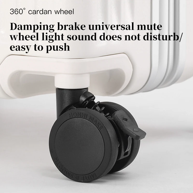 Valigia con ruote per PC resistente alle cadute da 24 pollici con design ad apertura frontale, valigia da viaggio da 20 pollici, baule da viaggio di grande capacità