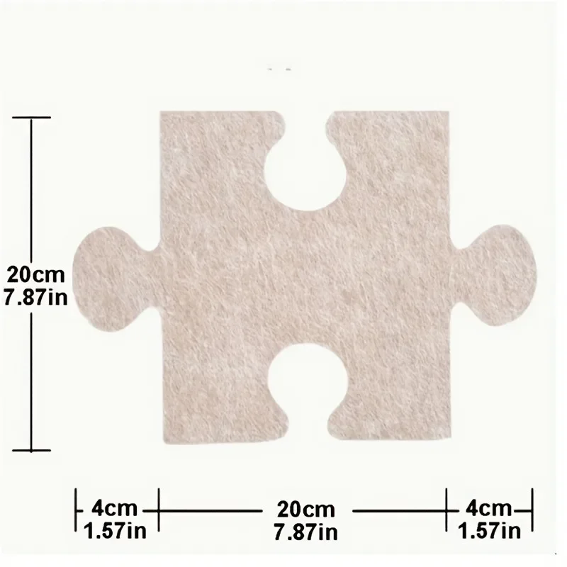 9pcs Color 3D Felt Wall Stickers Modern No-Nail Self-Adhesive Bulletin Board for Home Wall Decorative Memo Pad Photo Note Cards