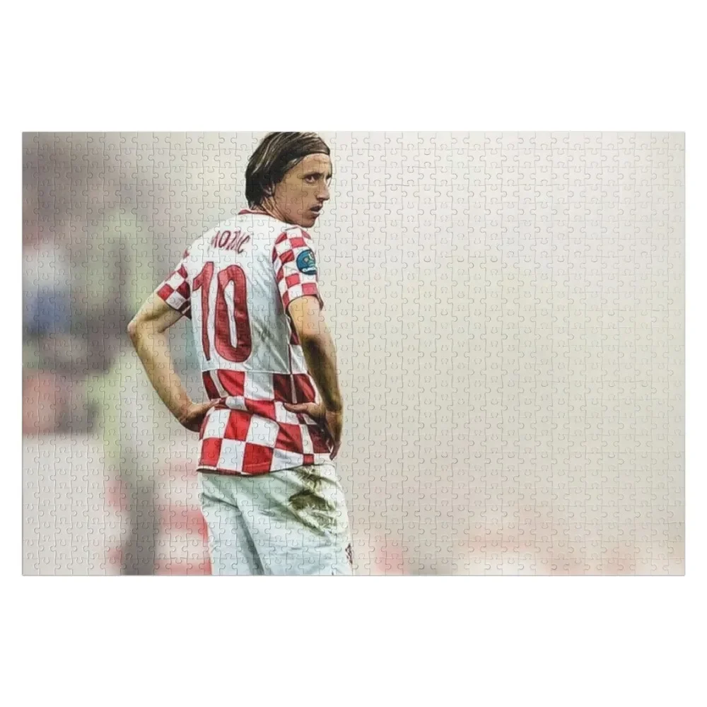 Art Luka Modric Wallpaper Jigsaw Puzzle Custom Jigsaw Personalized Photo Gift Jigsaw For Kids Puzzle