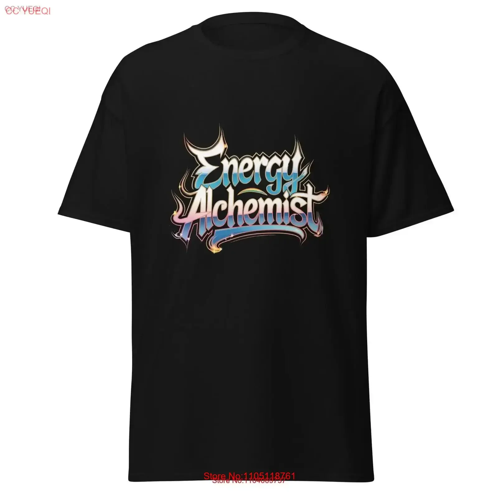 

Energy Alchemist Spiritual Gangster classic tee vintage Washed designer clothes Stylish Soft fashion Versatile streetwear