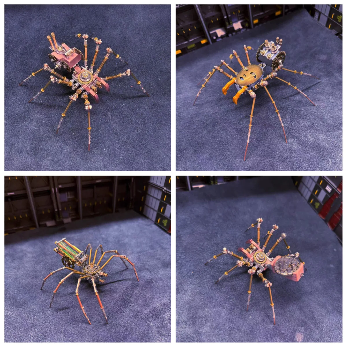 Steampunk Mechanical Jumping Spider Puzzle - Creative DIY Handmade Set, Creative Fun Toys, Perfect for Birthday Gifts
