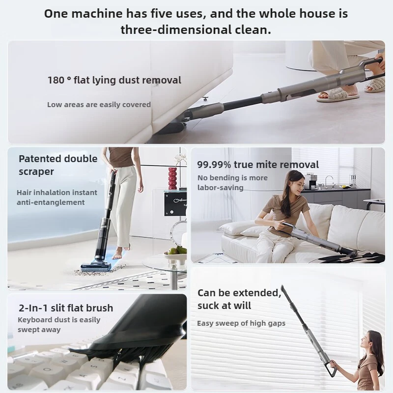 Midea Household Hand-held Floor Washing Machine G9pro A Multi-purpose High Temperature Heat Drying Suction Drag One 220VOriginal