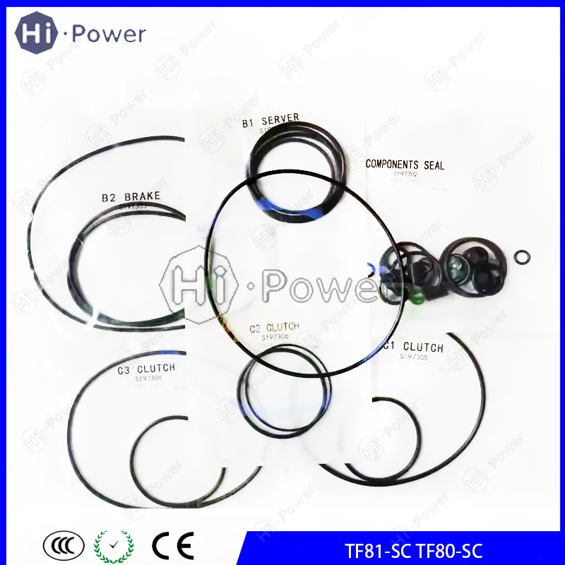 

TF80-SC TF81-SC Auto Transmission Clutch Rebuild Kit For VOLVO CADILLAC FORD LINCOLN MAZDA TF81SC TF80SC Gearbox Gasket Seal Kit